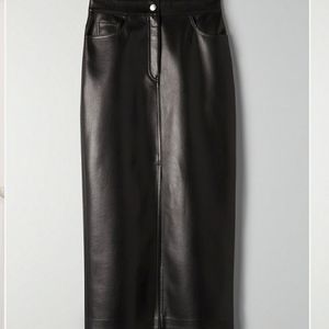 Wilfred - faux leather Bica skirt - NWT